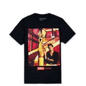 New Reason X Scarface AL Pacino 80's T-Shirt  Men's Size LARGE